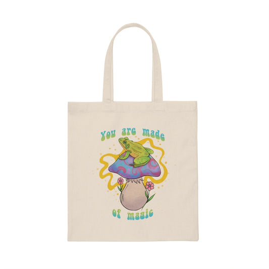 Canvas Tote Bag | Frog Tote Bag