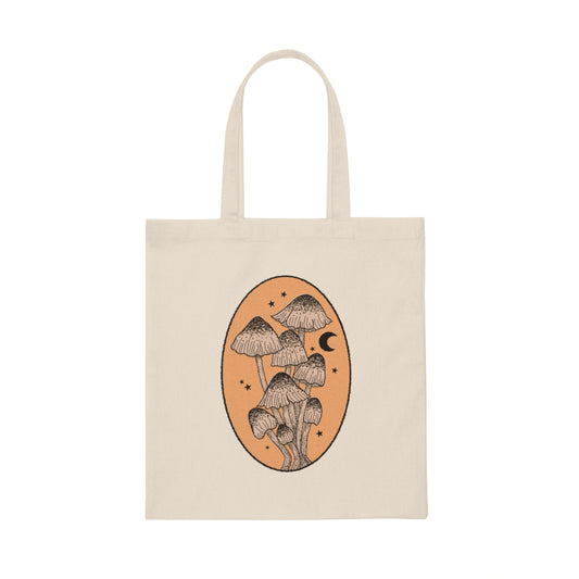 Canvas Tote Bag | Mushroom Tote Bag